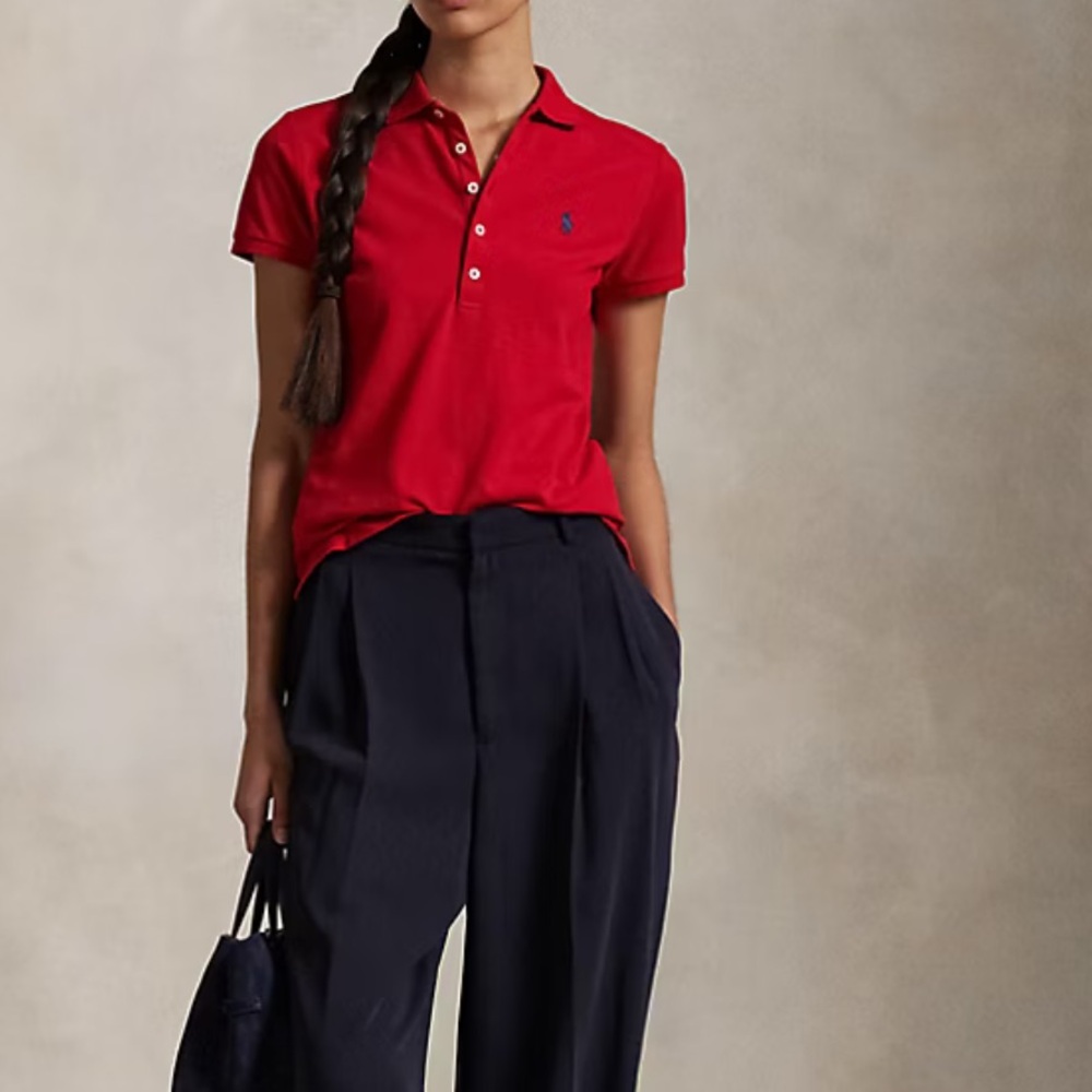 NWT Ralph Lauren POLO Skinny Fit Holiday Tartan in Cruise Red. Women’s M - Picture 7 of 10